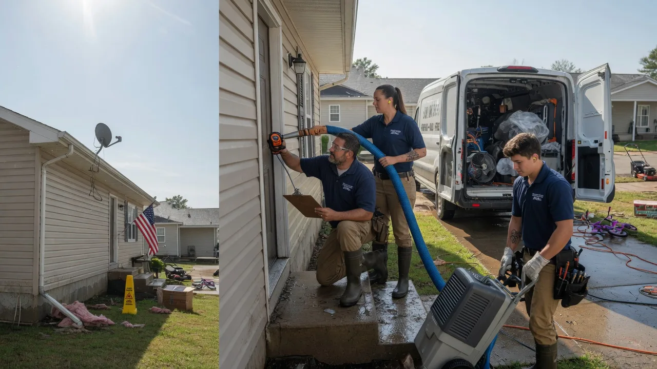 Ceiling Water Damage Restoration in Braggs, OK near me